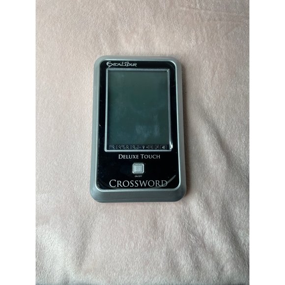 The Deluxe Edition Touch Screen Crossword Puzzle Excalibur box damage! - Picture 6 of 9